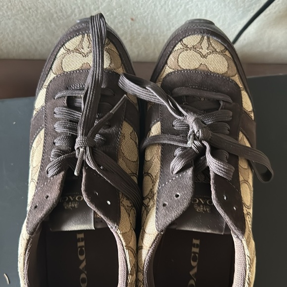 Coach Mason Sig C Jacquard/SDE KHAKI/CHESTNUT - Picture 9 of 9